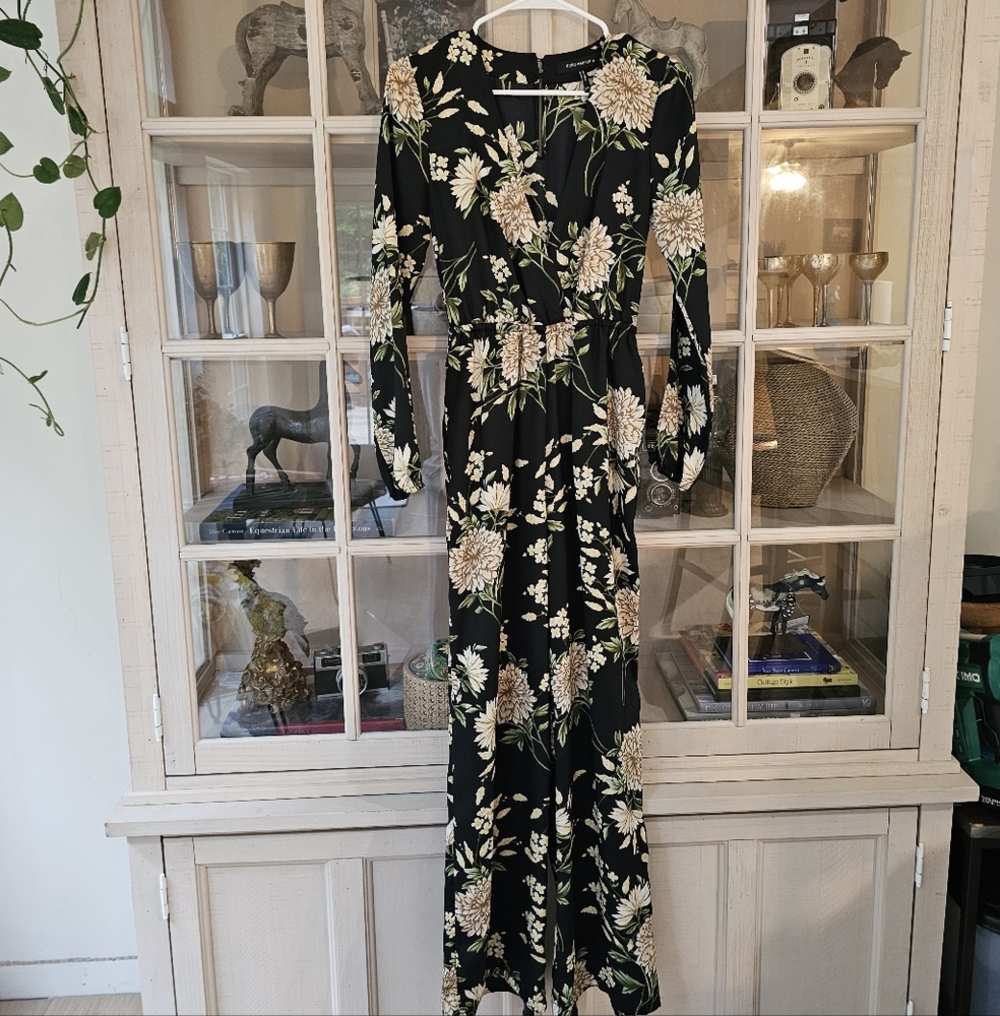 Bcbgmaxazria Garden Floral Wide-Leg Jumpsuit - Picture 4 of 11